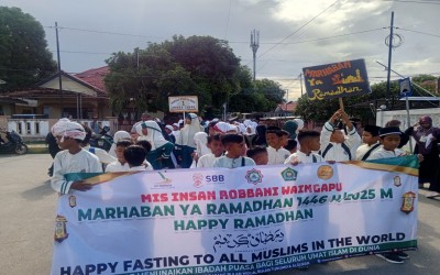 Pawai Tarhib Ramadhan 1446 H bersama MIS Insan Robbani