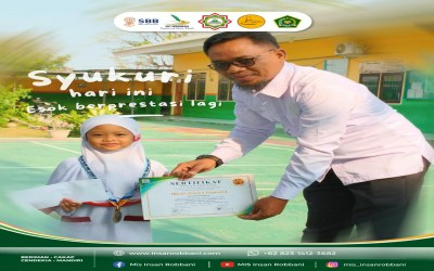 SISWI MIS INSAN ROBBANI RAIH JUARA 3 DAN MENDAPAT MEDALI PERUNGGU OLIMPIADE BAHASA INGGRIS ATSO 2026