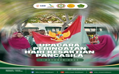 Memperingati Hari Kesaktian Pancasila, MIS Insan Robbani Gelar Upacara