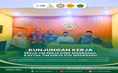 Ketua Tim Kerja KSKK Madrasah dan GTK Madrasah Kemenag NTT Kunjungi MIS Insan Robbani