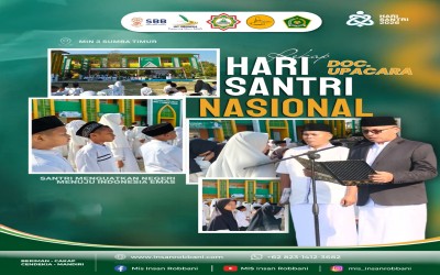 MIS Insan Robbani Kirim 5 Guru dan 20 Ananda pada Upacara Peringatan Hari Santri di MIN 3 Sumba Timur